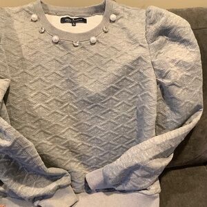 Grey Embellished Sweater/ Sweatshirt